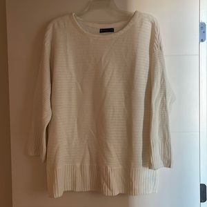 Cream Boatneck Sweater
